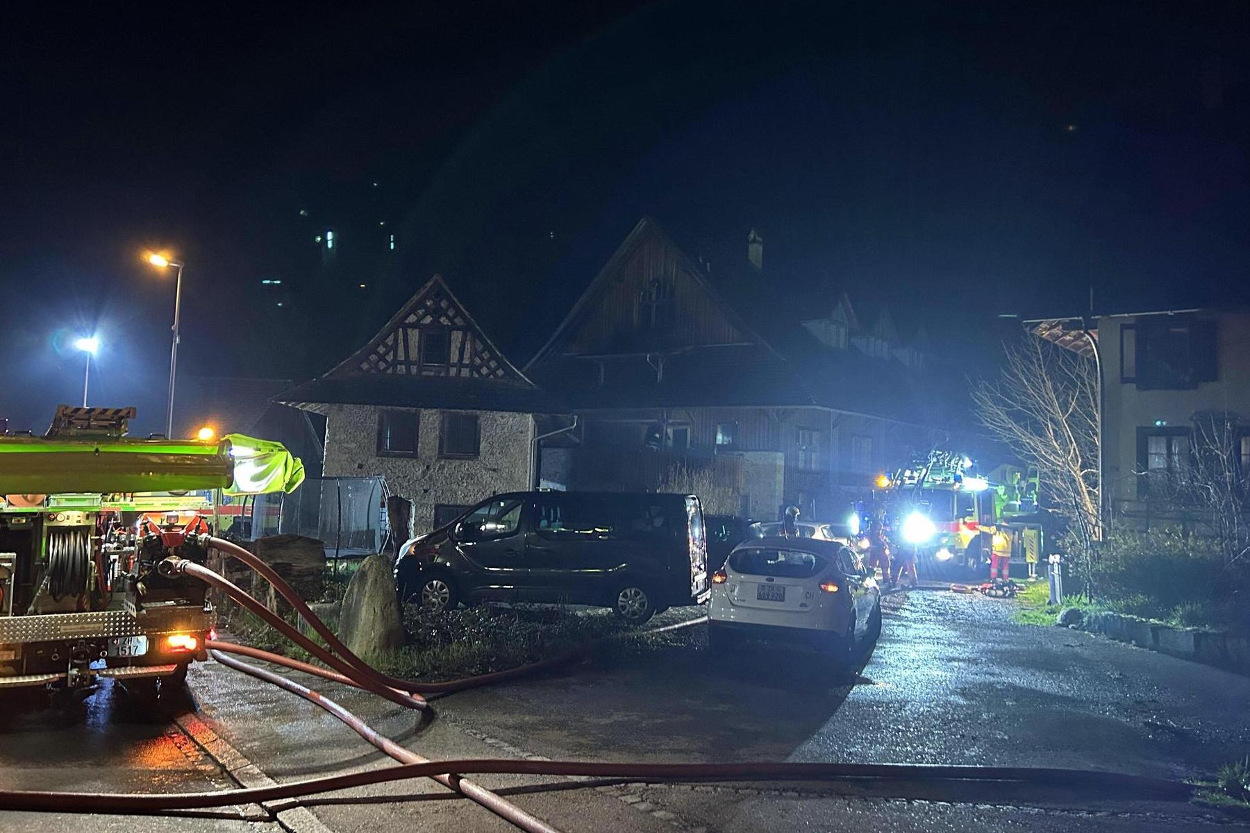 Brand in Mettmenstetten ZH fordert 600'000 Franken Sachschaden