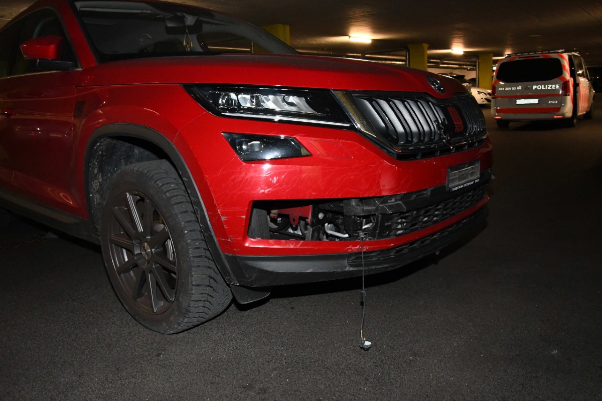 Chur GR - Mann nach Selbstunfall verletzt 