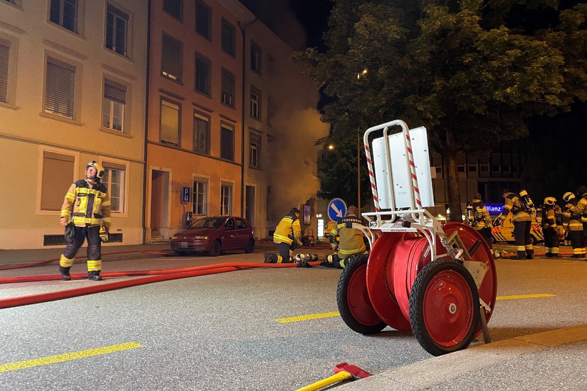 Solothurn - Brand in Parterrewohnung 