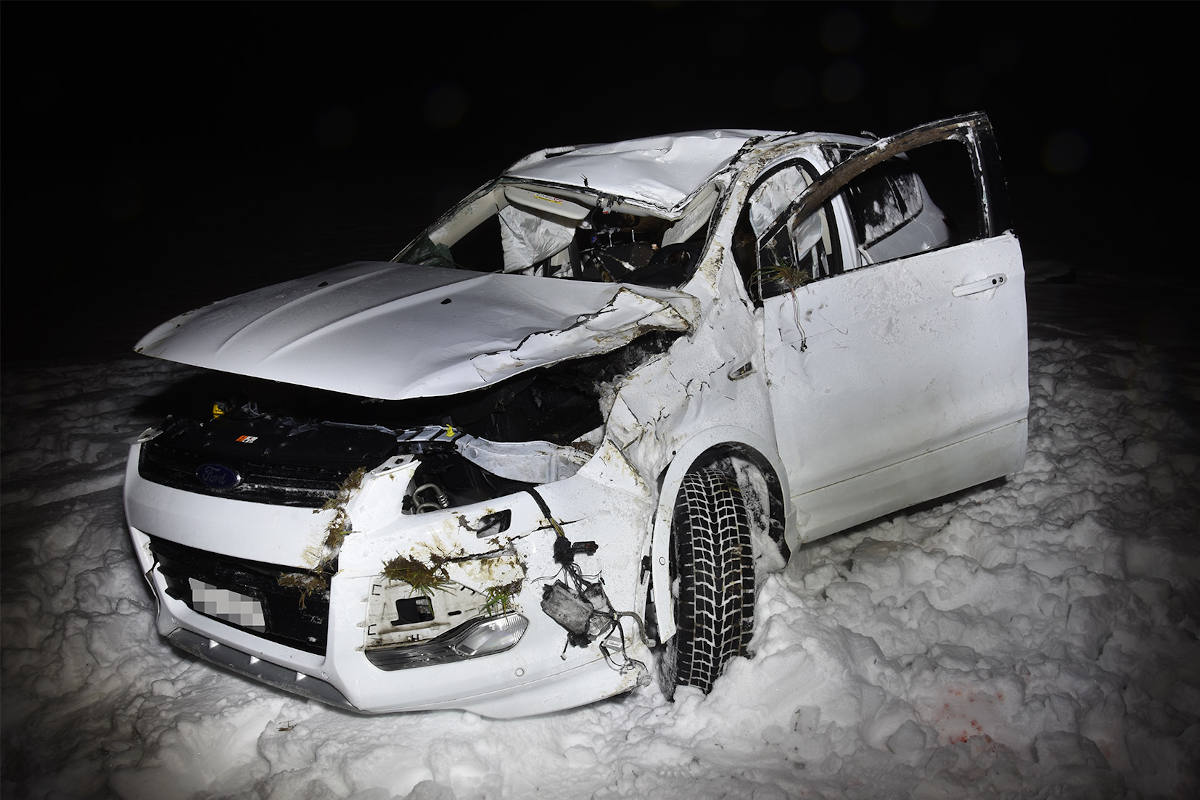 Wiesenberg NW – Von der Strasse abgekommen und sich mehrmals überschlagen