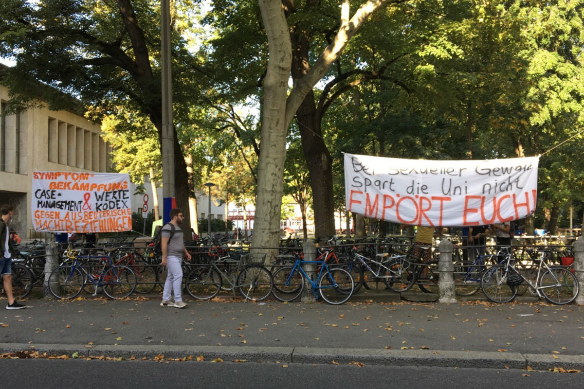 Basel BS - Studierende empört nach sexueller Belästigung an der Uni Basel