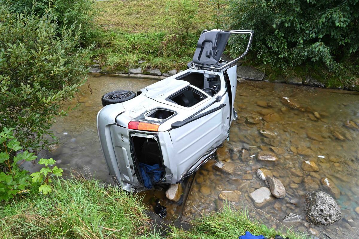 Unfälle im Kanton Luzern - Im Bach gelandet - Auf Treppenstufe steckengeblieben