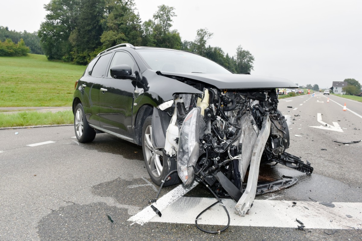 Amriswil TG - Heftiger Zusammenstoss nach Vortrittsmissachtung