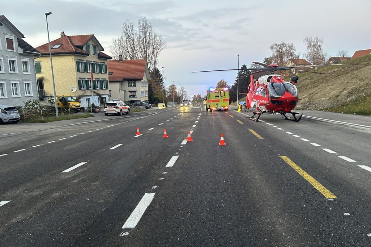 Wolfhalden AR – Unfall im dichten Nebel