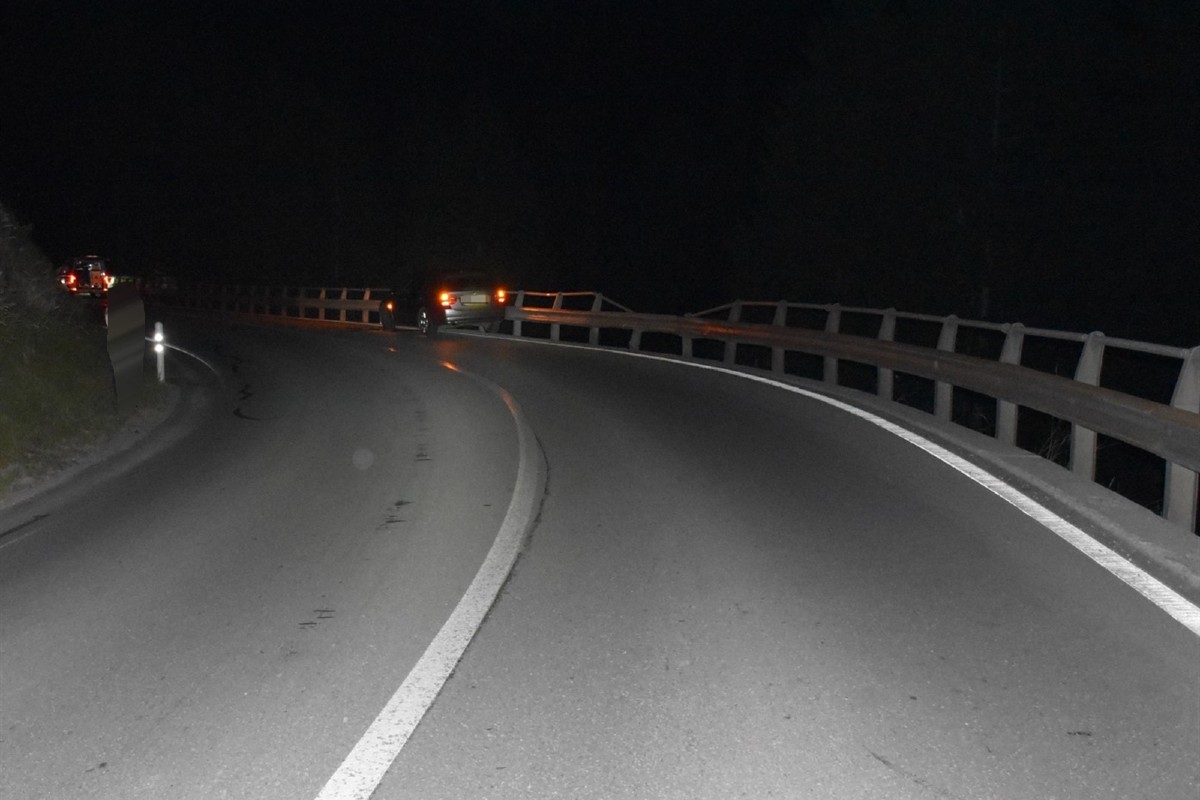 Lantsch  / Lenz GR - In fahrunfähigem Zustand Unfall gebaut