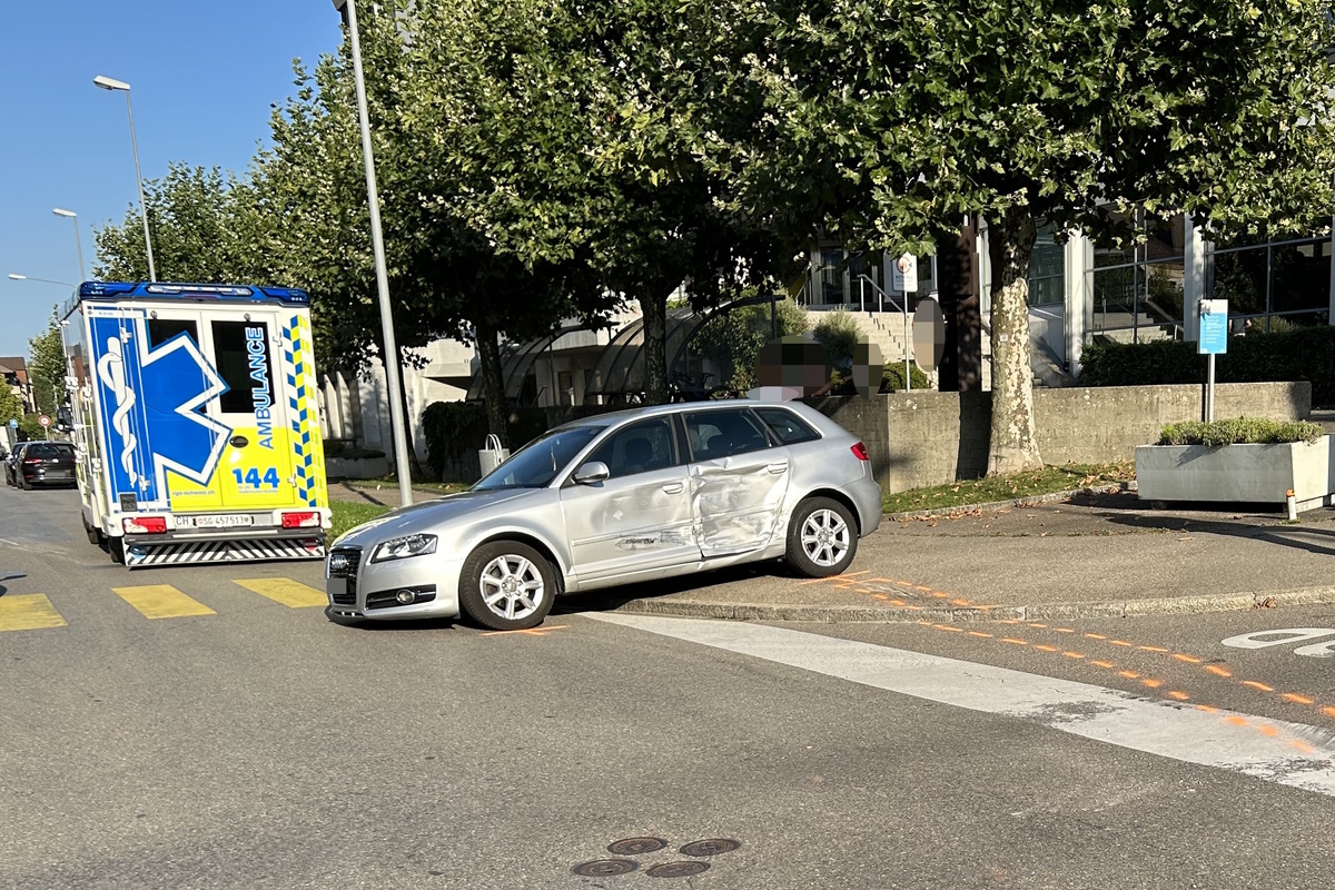 Rorschach SG - Kollision zwischen zwei Autos