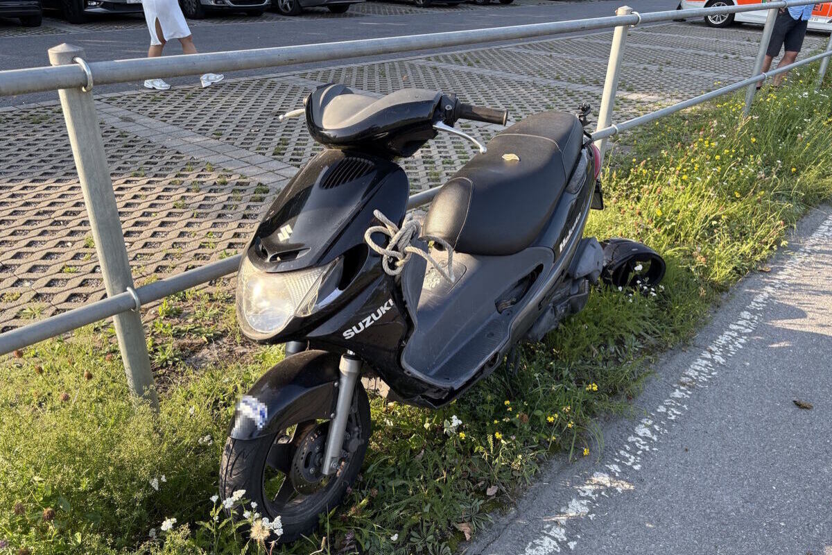 Oberriet SG – Motorradfahrer verunfallt fahrunfähig