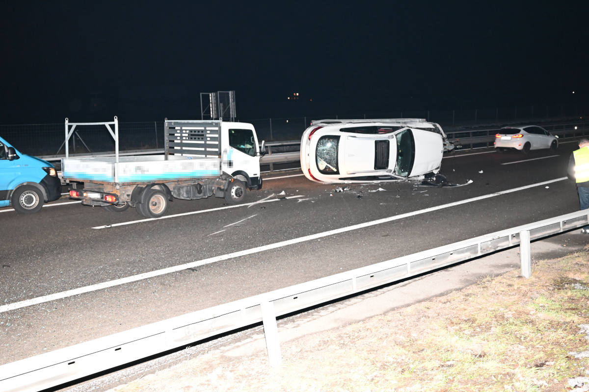 A1 Niederwil SG – Selbstunfall mit Überlast