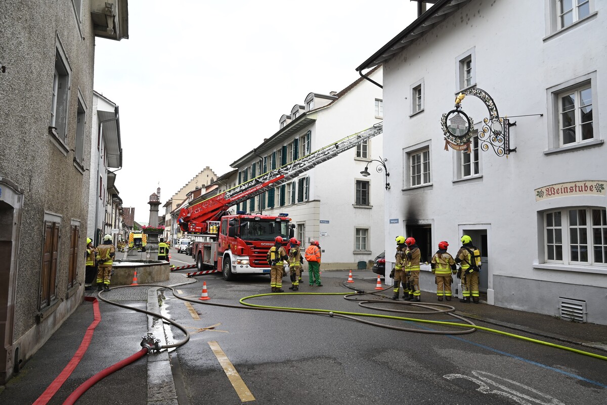 Waschküchenbrand in Neunkirch SH