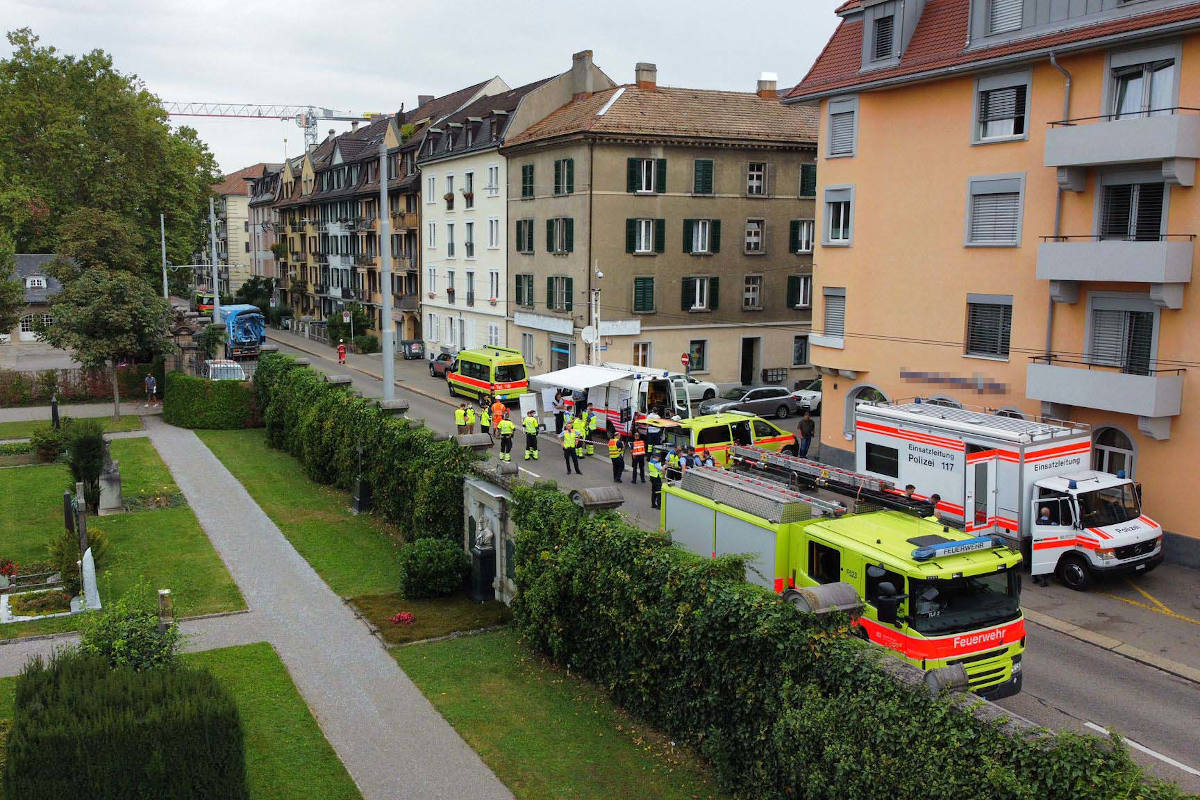 Stadt Zürich – Mehrere Dutzend Personen wurden evakuiert