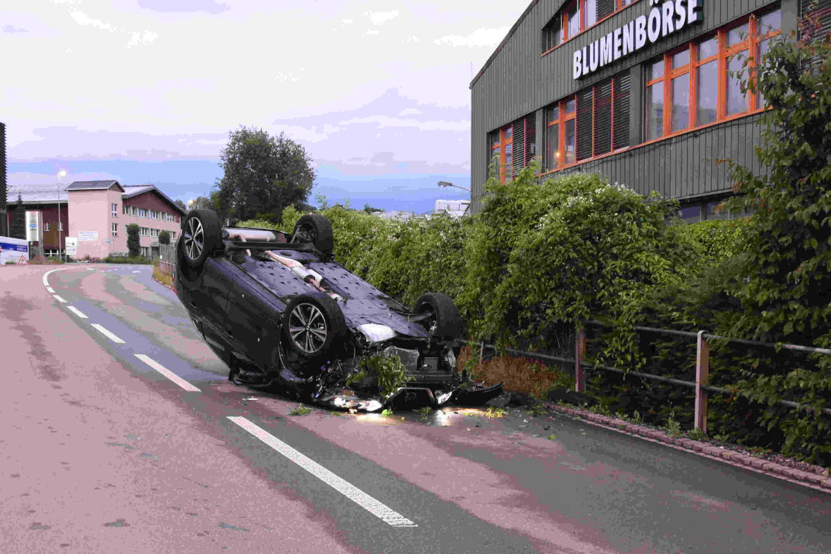 Mörschwil SG – Betrunken Unfall gebaut und geflüchtet