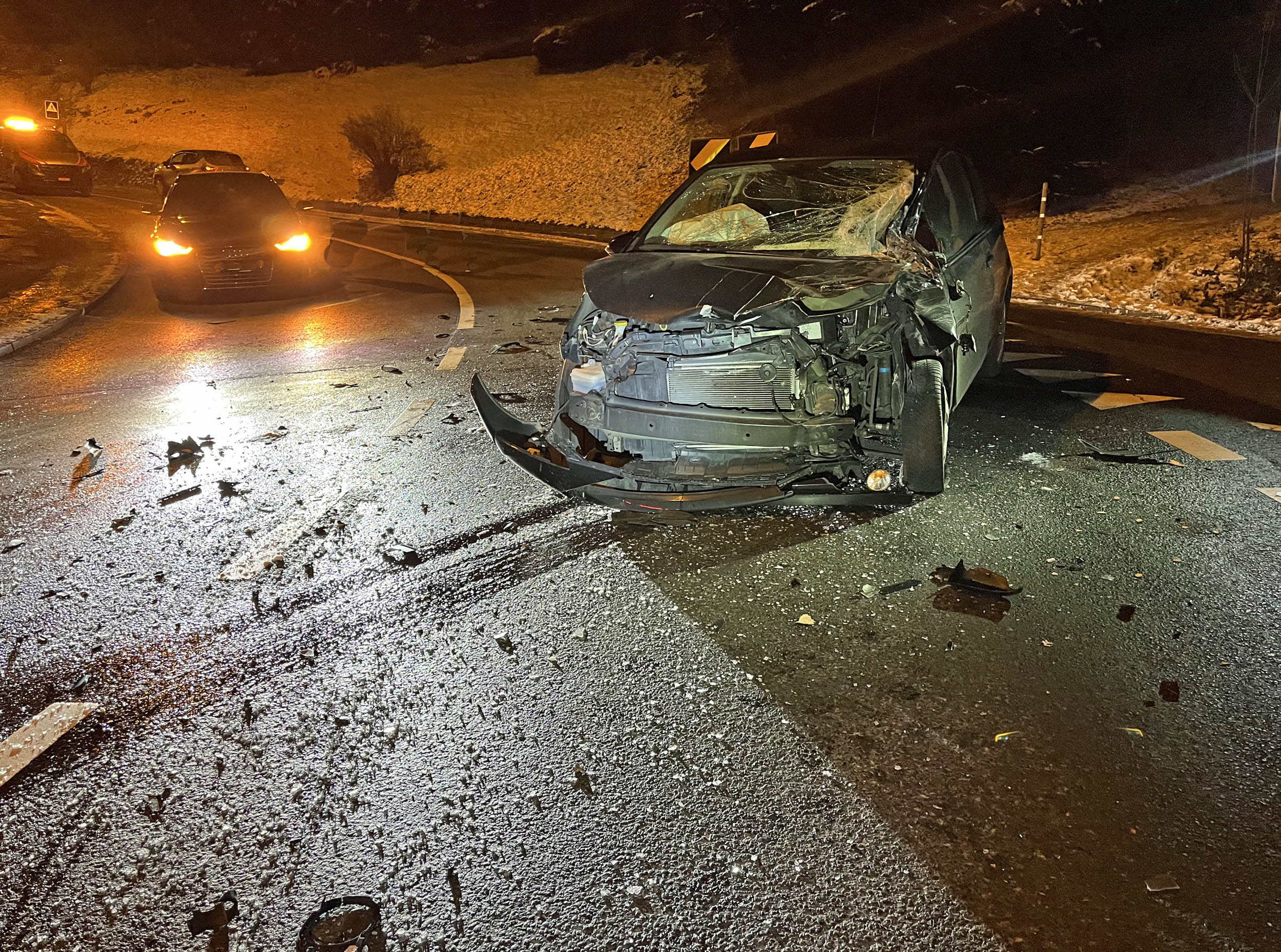 Stadt Luzern – Autofahrerin bei Kollision erheblich verletzt