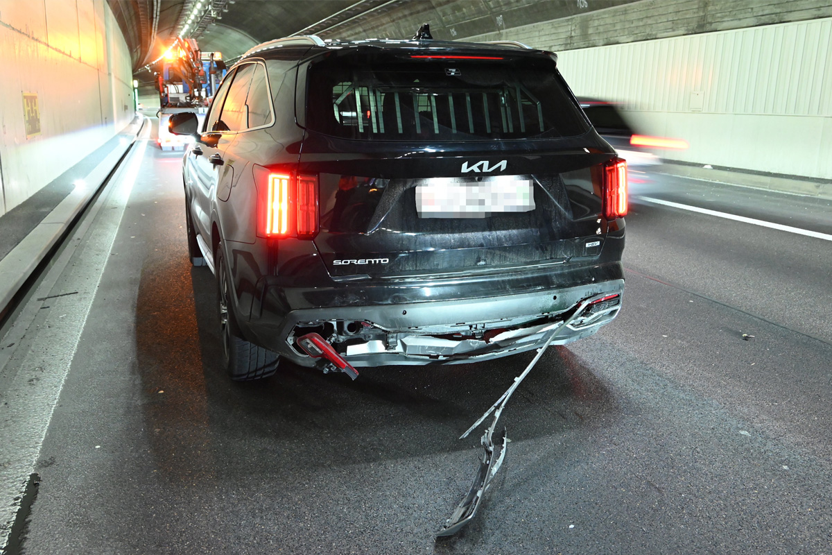 St.Gallen SG – Auffahrkollision auf A1 führt zu Stau