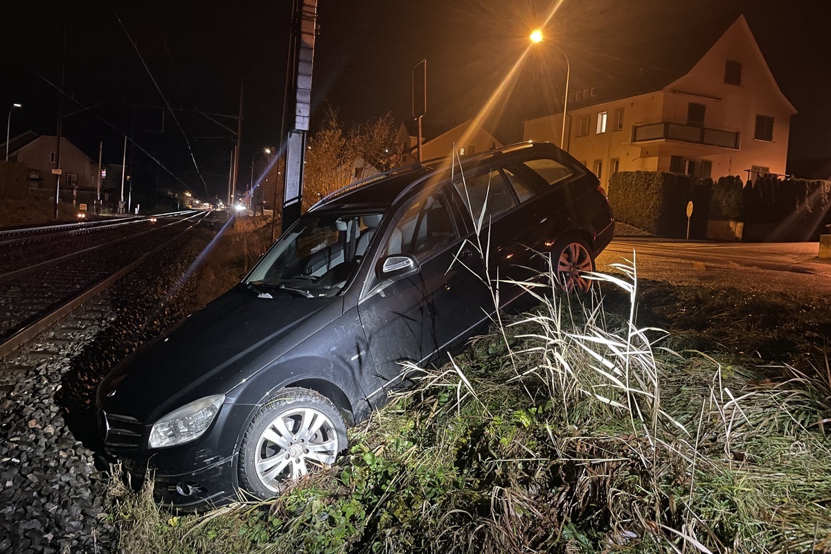 Amriswil TG - 63-Jähriger verursacht betrunken einen Unfall