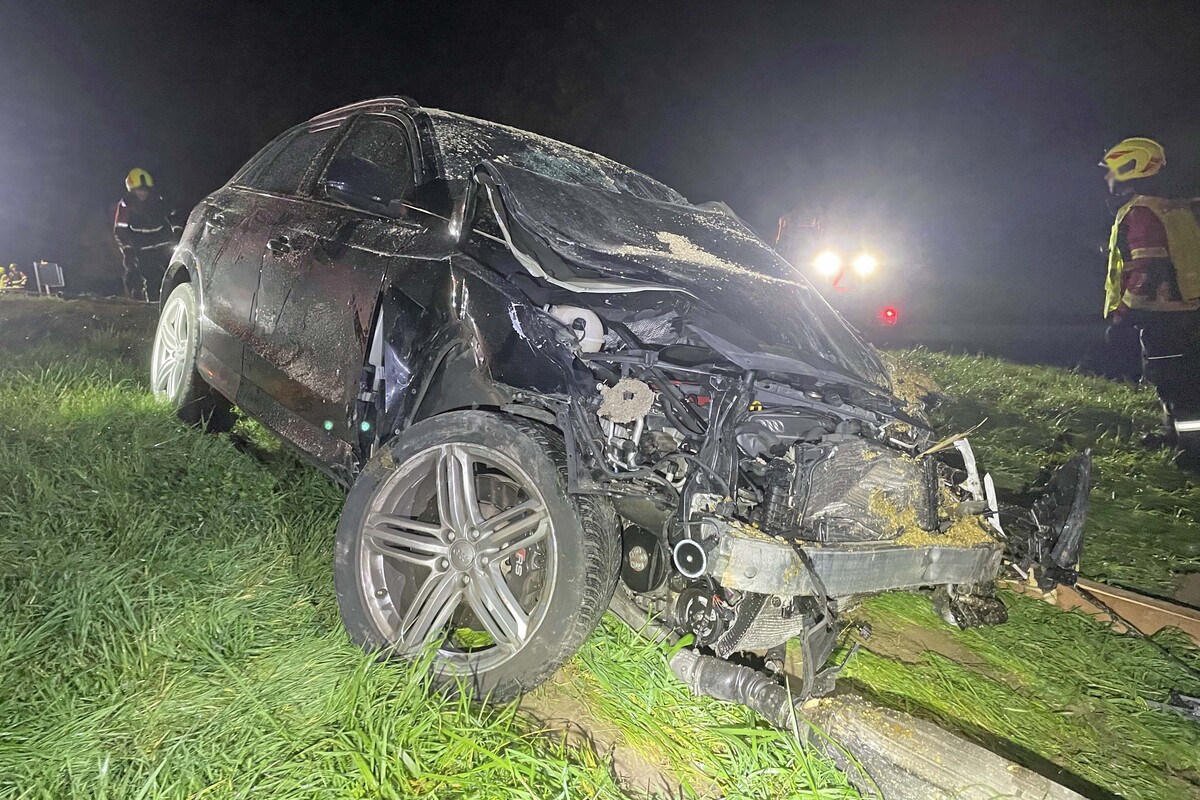 Luthern / Sempach LU - Betrunken verunfallt – 70'000 Franken Sachschaden nach Kollision 
