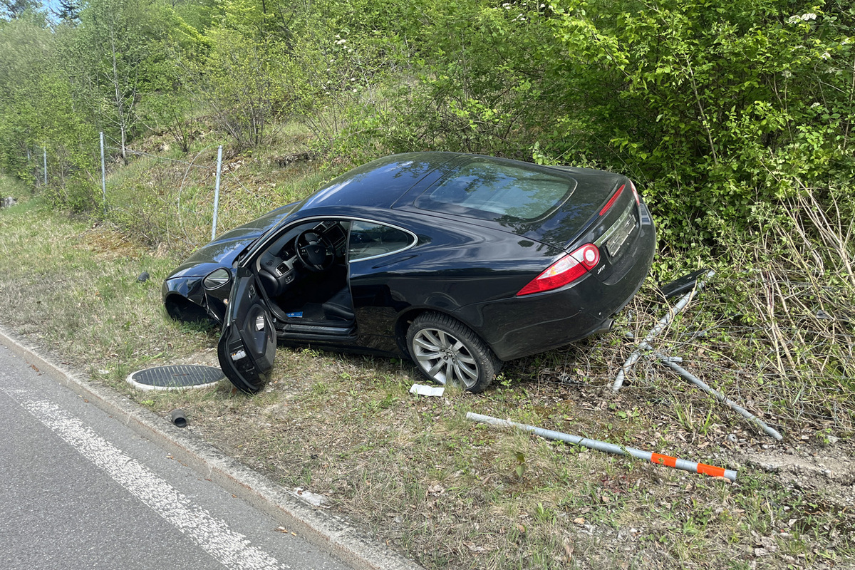 A2 Stadt Luzern – Unfall nach gesundheitlichem Problem