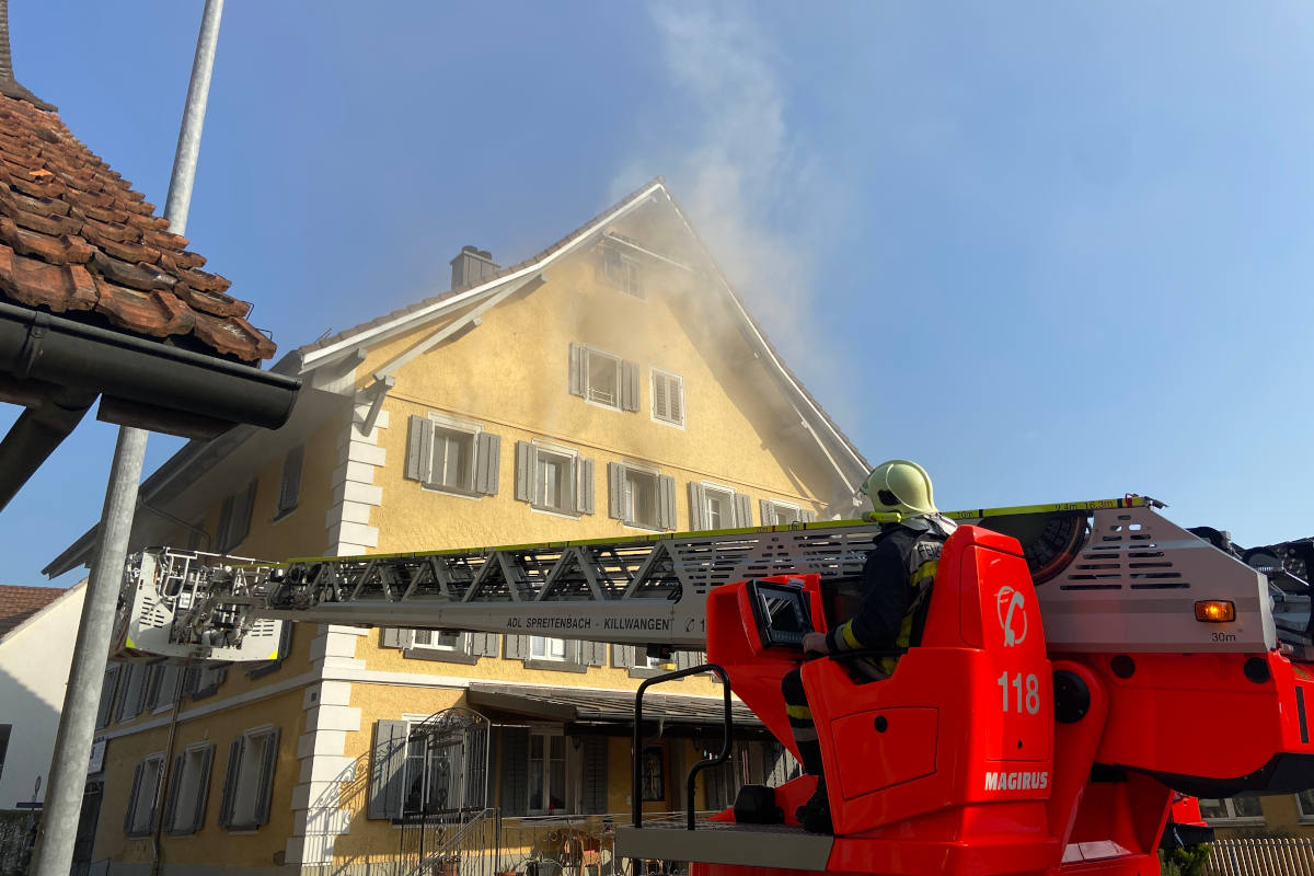 Spreitenbach AG – Akku von E-Scooter führte zu Brand