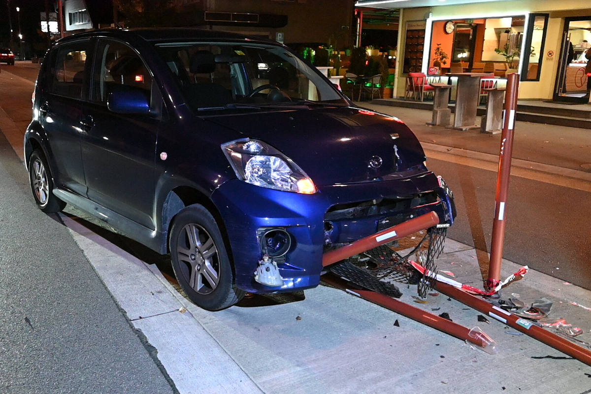 Widnau SG – Selbstunfall in angetrunkenem Zustand