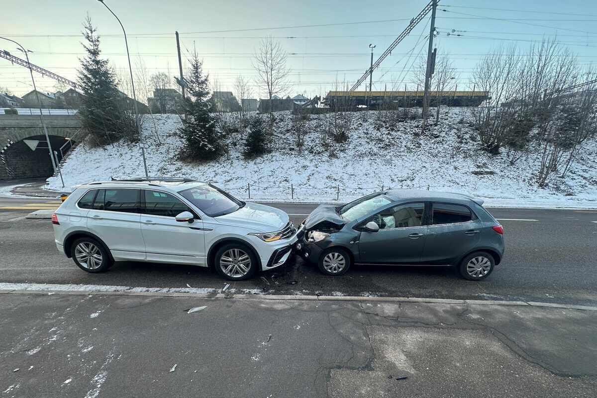 Herisau AR – Unfall aufgrund von Sekundenschlaf