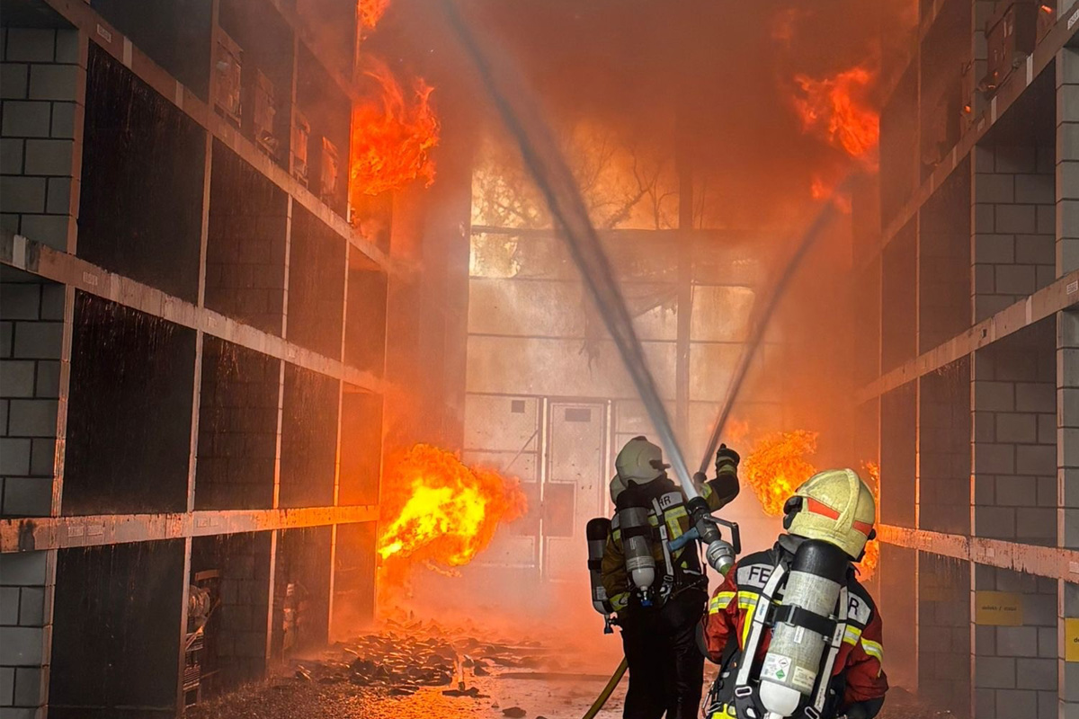 Biberist  SO – Update zu Brand in Batterie-Recyclingfirma