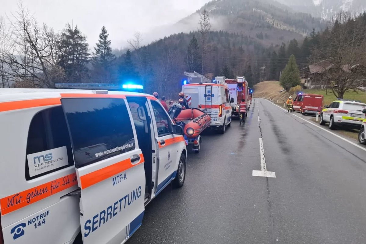 Salzburg – Vier Personen am Wiestalstausee gerettet
