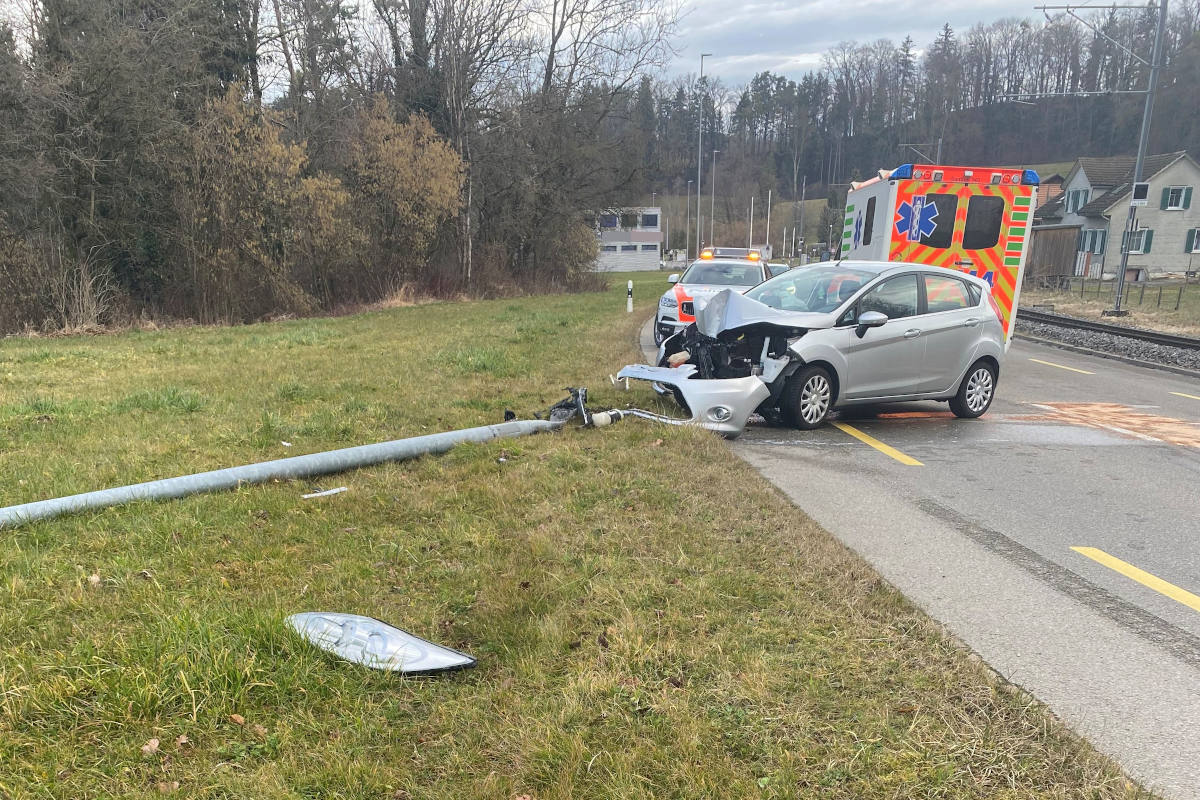 Wängi TG – Bei Selbstunfall verletzt