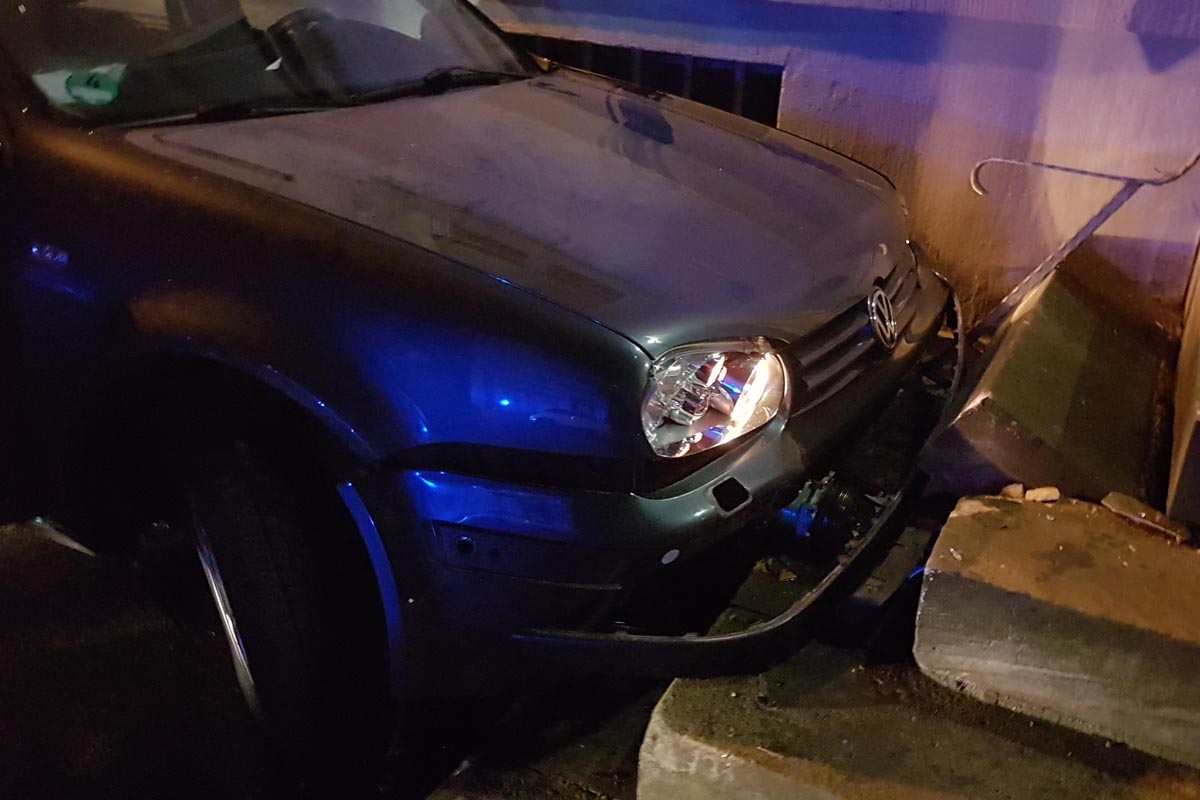 Neustadt an der Weinstraße - Verfolgungsfahrt über innerstädtische Straßen 