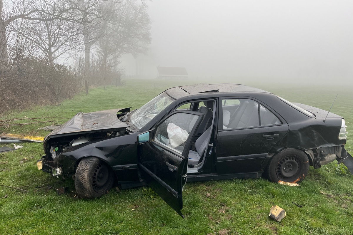 Hoerstgen – Hubschrauber und Spürhund nach Unfallflucht im Einsatz