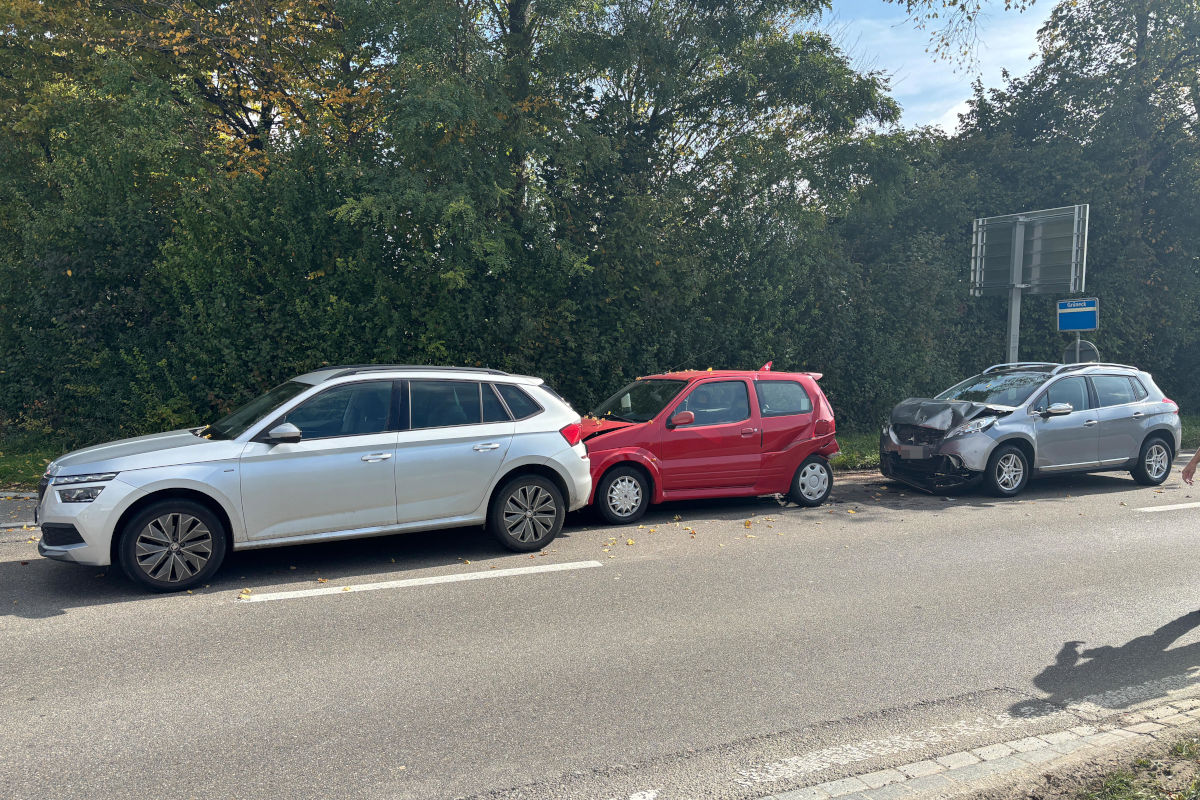 Müllheim TG – Vier Verletzte bei Auffahrunfall
