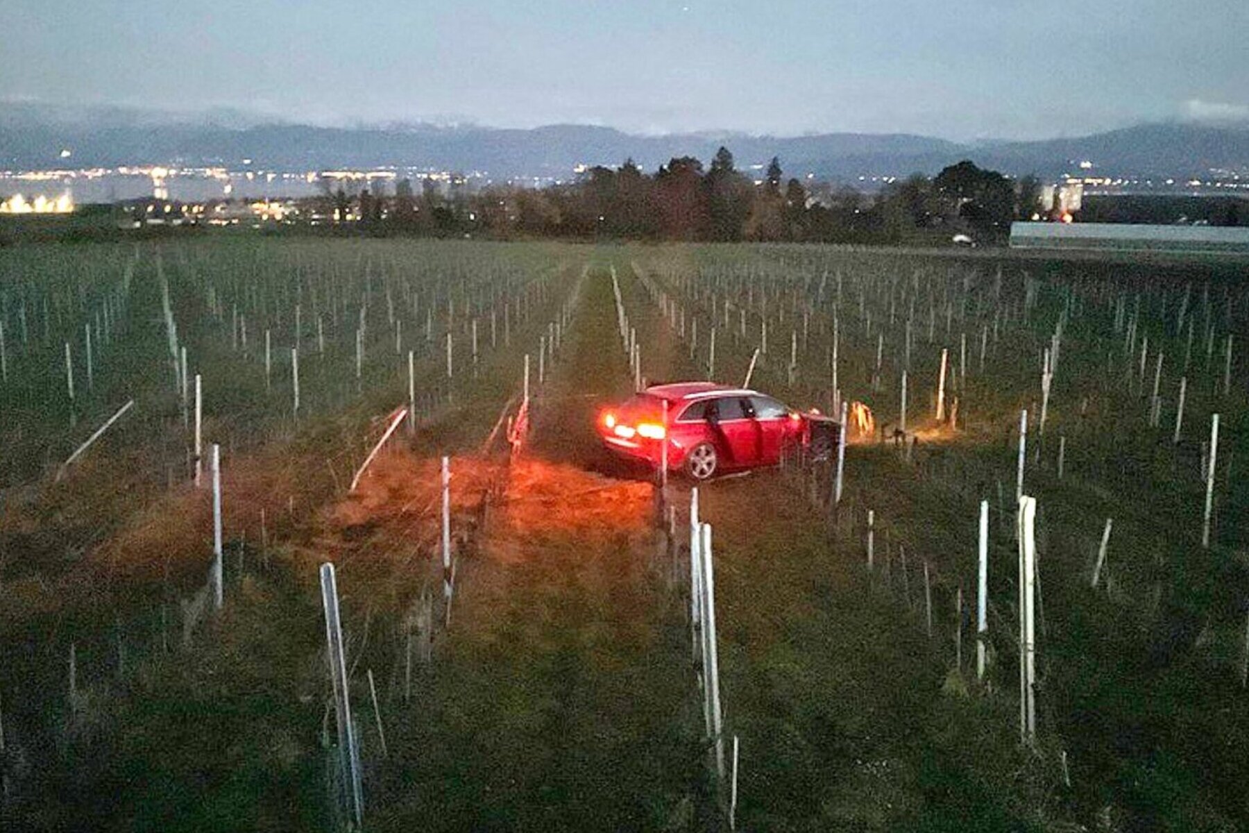 Le Vaud VD – Polizei fasst vier Einbrecher nach Flucht und Unfall
