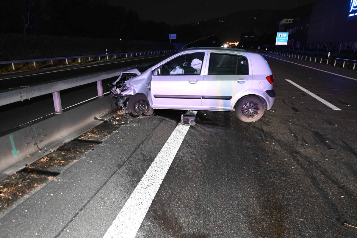 Rheineck SG – Totalschaden nach Sekundenschlaf