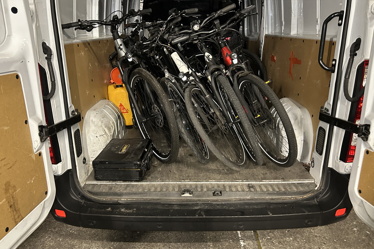 Basel – Lieferwagen mit gestohlenen E-Bikes gestoppt