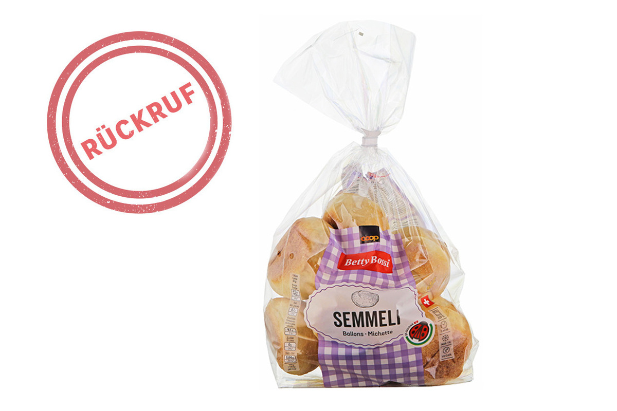 Coop ruft Betty Bossi Frischback-Semmeli IP Suisse zurück