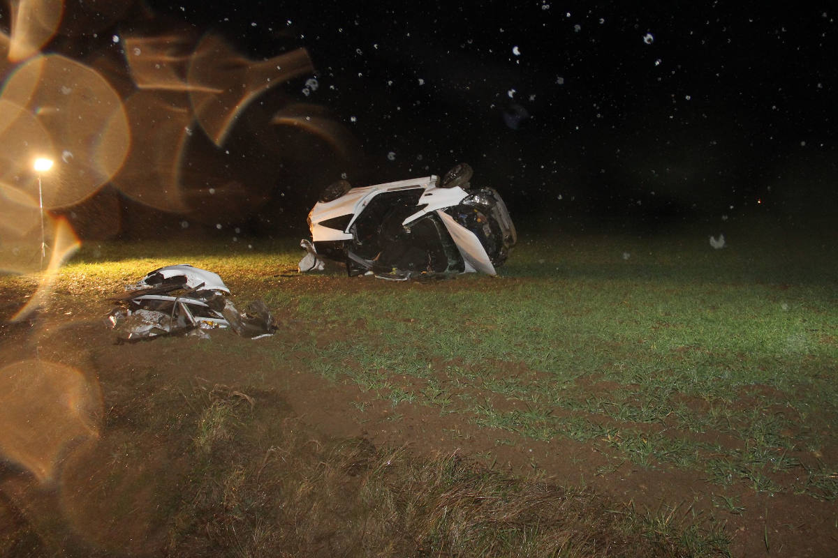 Heftiger Unfall bei Fregiécourt JU – Von Strasse abgekommen und überschlagen