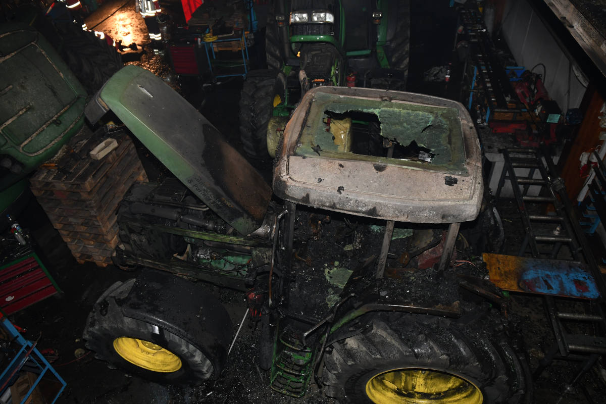 Brittnau AG – Grosser Schaden nach Brand in Maschinenpark 