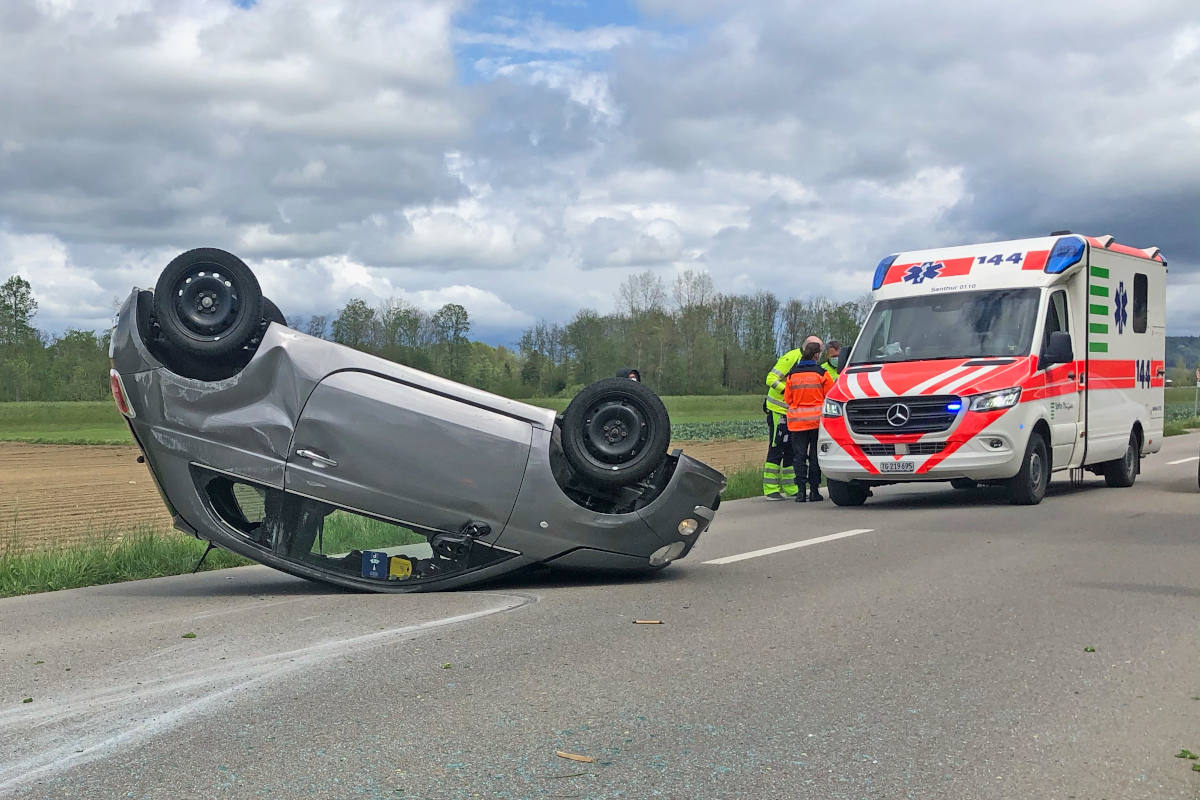Eschikofen TG – Bei Unfall überschlagen