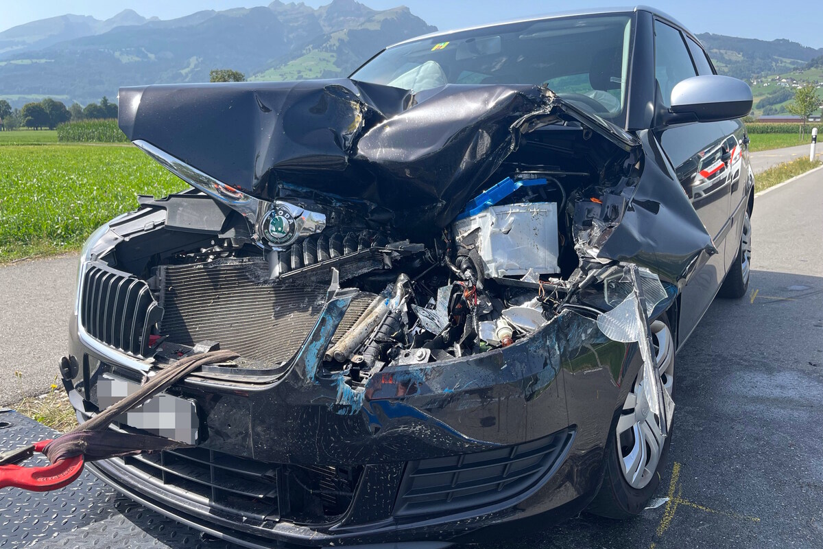 Gams SG - Unfall nach Überholmanöver 