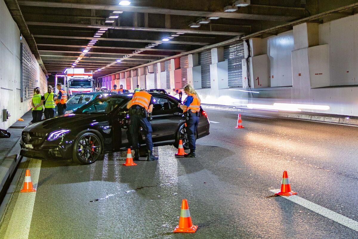 Pratteln BL/Autobahn A2 - 350 Fahrzeuge kontrolliert 