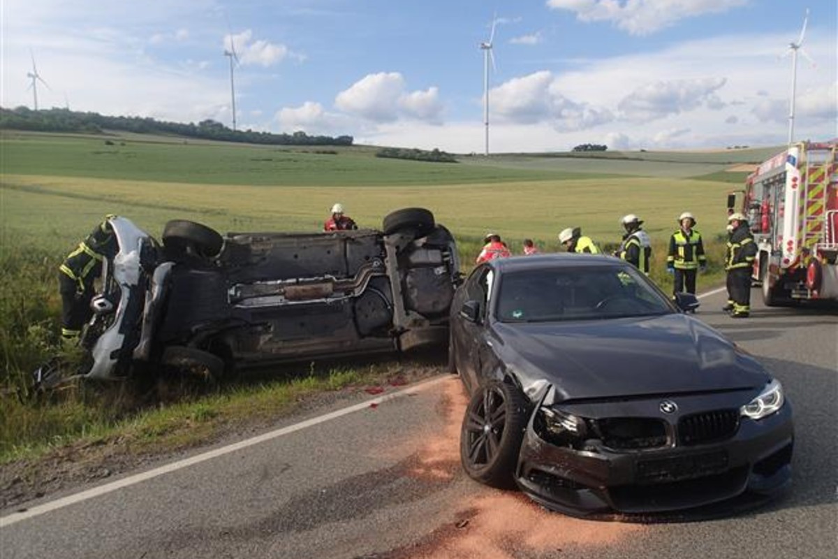 Marnheim - Überholen trotz Gegenverkehr - Frontale Kollision