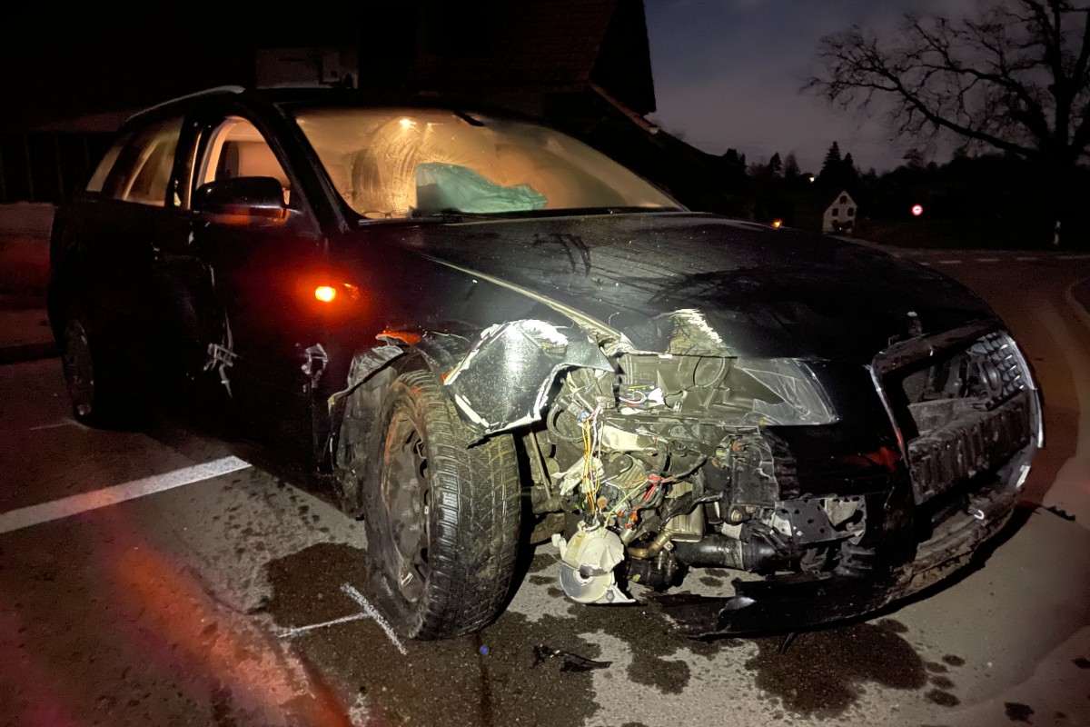 Neukirch an der Thur TG - Beim Selbstunfall war Alkohol im Spiel