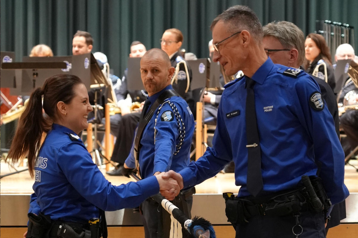 Rothrist AG – Feier zum Jahresschluss der Kantonspolizei Aargau