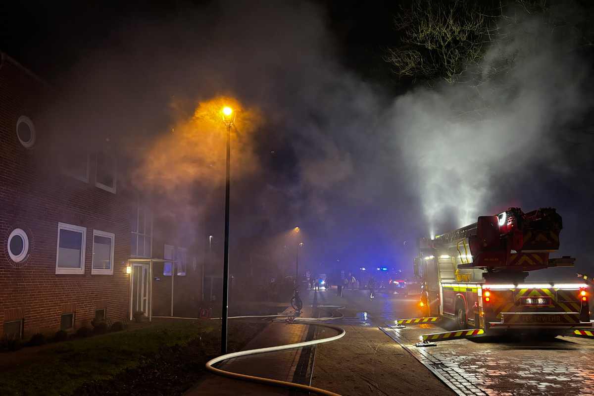 Brunsbüttel SH – Ein Verletzter nach Brand von Wohnhaus