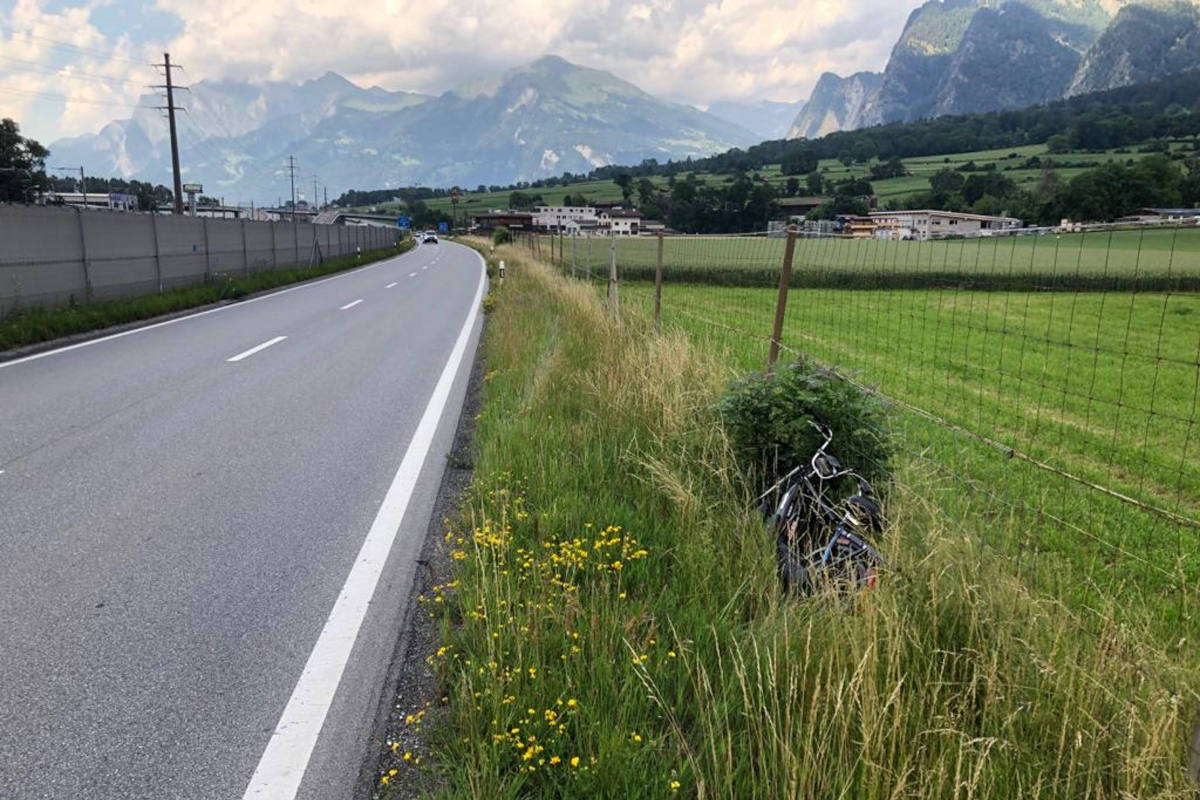 Trimmis GR – 18-jährigen Motorfahrradlenker auf der Flucht geschnappt