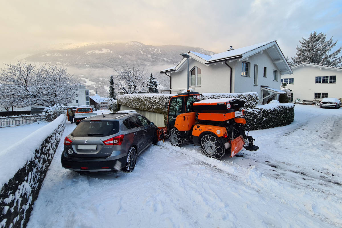 Chur GR – Eisige Strassenverhältnisse führen zu fünf Unfällen