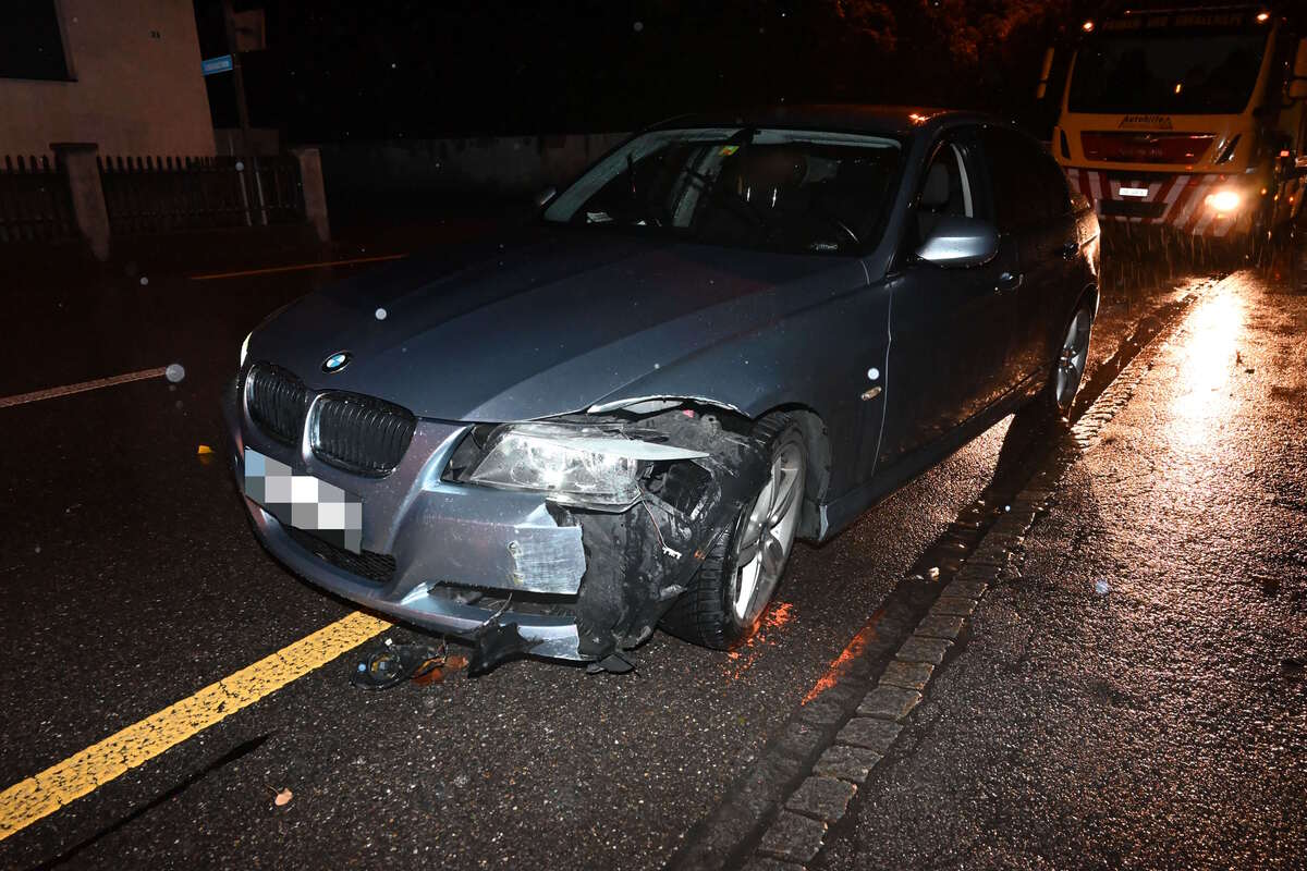 St. Margrethen SG - Fahrunfähig Unfall verursacht