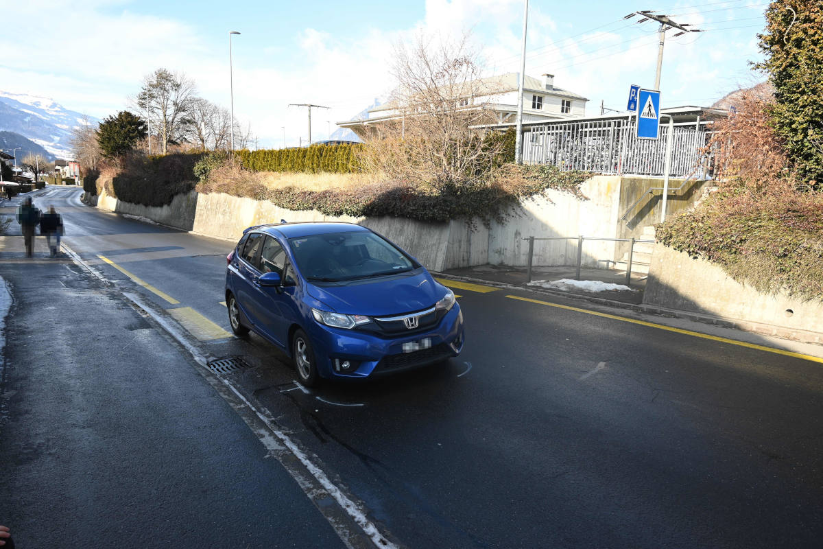 Bad Ragaz SG – Fussgänger angefahren