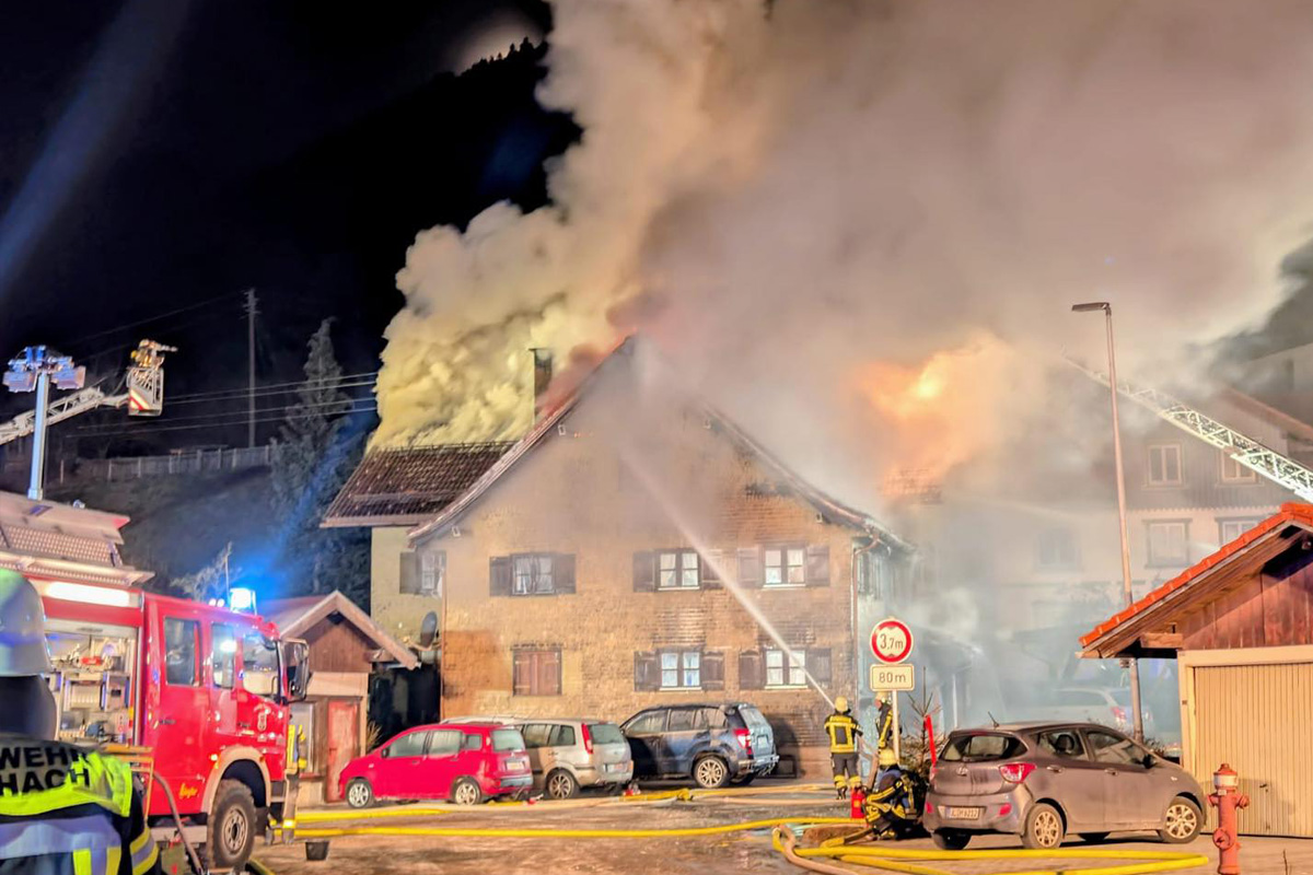 Gunzesried – Hund nach 32 Stunden aus Brandruine gerettet