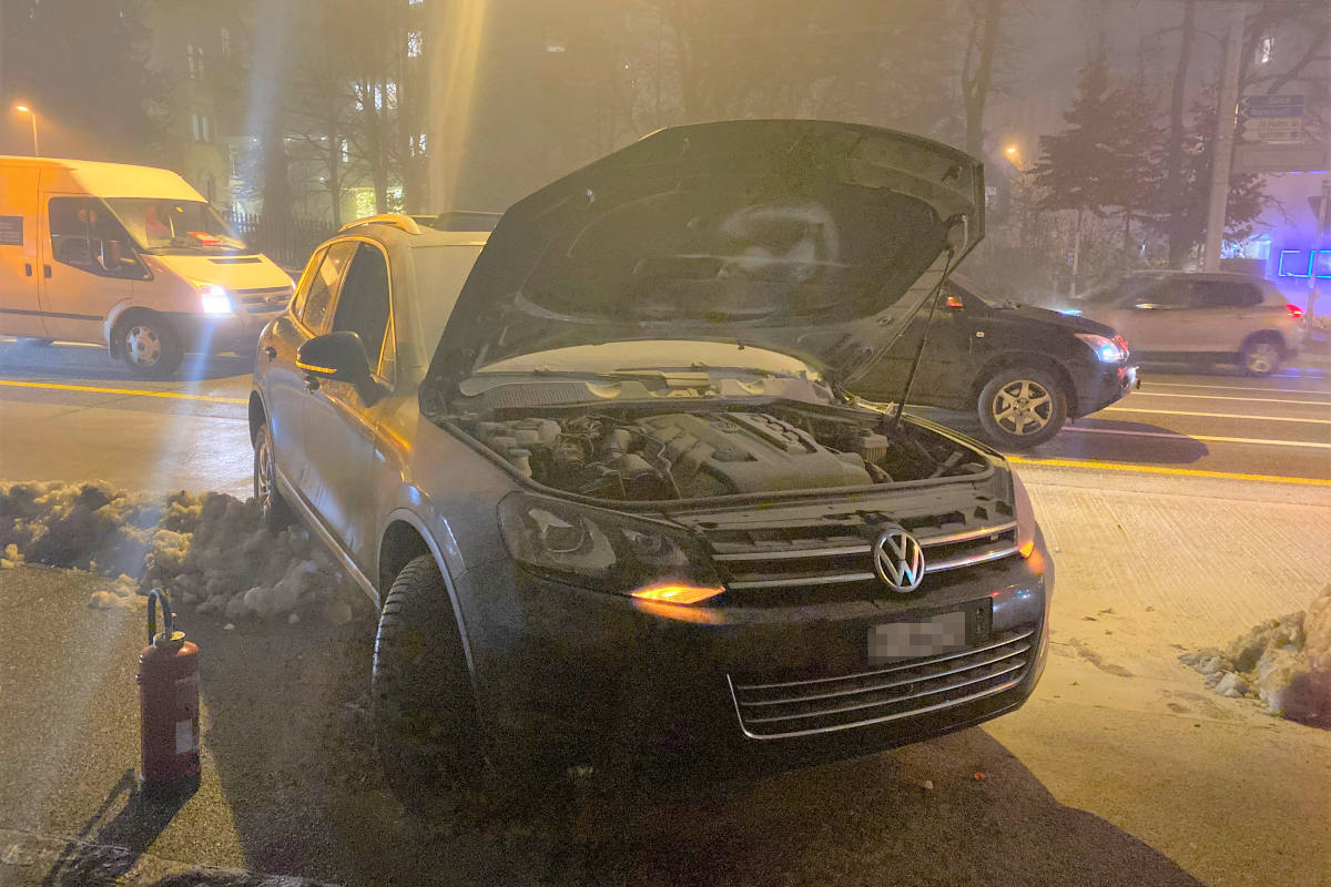 St. Gallen – Fahrzeugbrand auf der Rorschacher Strasse