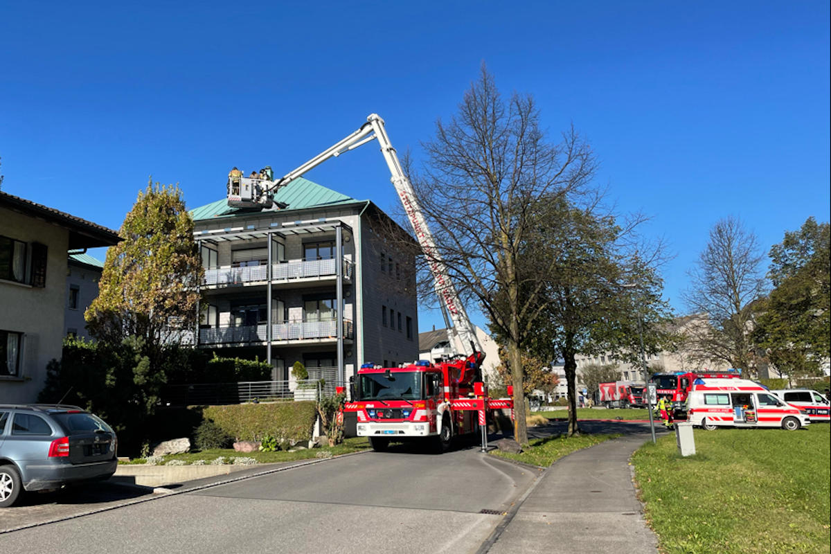 Vaduz FL – Brand einer Wohnung