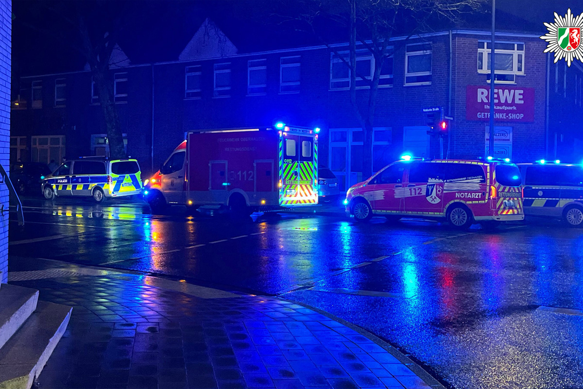 Oberhausen – Fußgänger bei Verkehrsunfall schwer verletzt